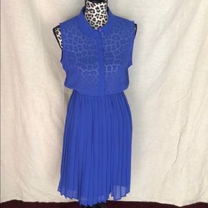 Royal Blue Sleeveless midi